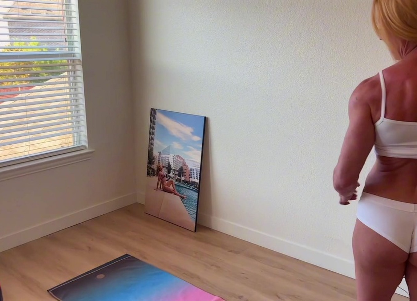 Me Getting Off The Peloton And Striping Down For You