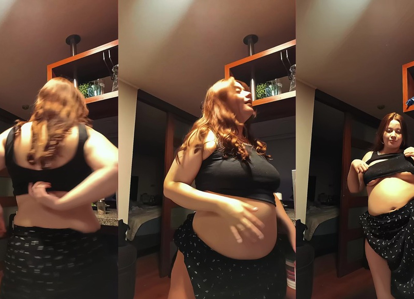 Nicole Passat Has Gained Weight And Shows Your Her Meaty Pussy And Thick Body