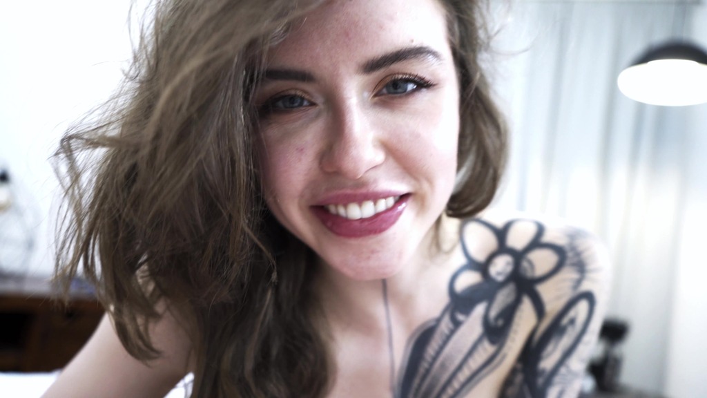 tattooed eden ivy drowns us in spit during romantic slow fuck after her solo play – massive drool & deep cum inside