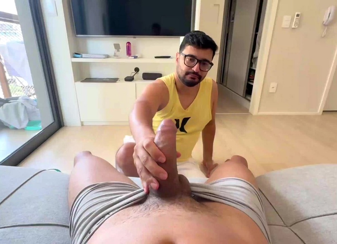 Marcos Goiano - Fodendo Com O Magrelo Dotado - Sexo Gay Com Pau Envergado - Sexo Gay Bareback Com Dotado