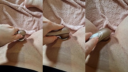 Mind-blowing orgasm with my Clit stimulator