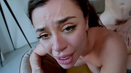 My wife won't stop squirting! Just by touching her with my tip, she cums.