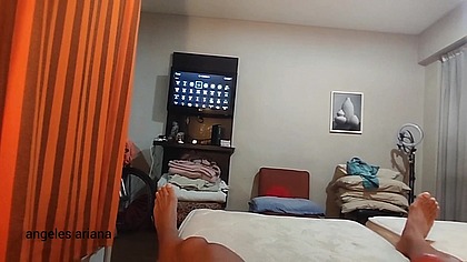 Milf latina me pide que me corra en su gran trasero, lo tiene muy cansado de tanta verga que recibio..Incipiente corrida.Anal amateur