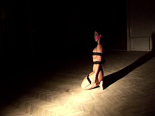 Lisa Sparkle gets totally tied up