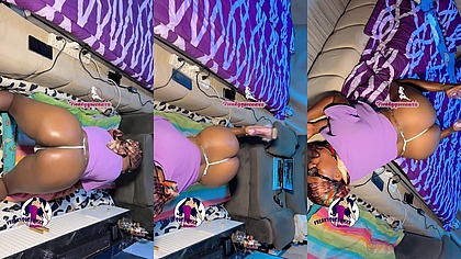 Naughty Student On Her Laptop 💻 doing homework and suddenly feels horny to Fuck Herself