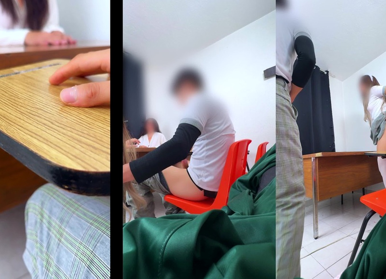 Maestra Mexicana Poniendo Examen Extraordinario A Estudiantes En El Salon! Hay Otra Manera De Pasar Maestra? Les Pide Cuerpo Para Pasar La Materia! Completo