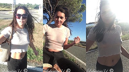 Ballade en haut transparent