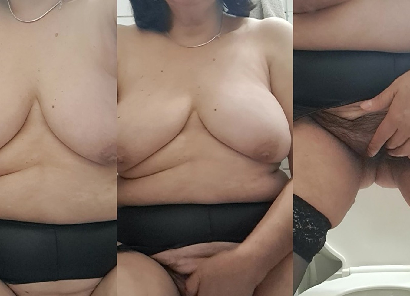 MILF In The Morning Urinating And Masturbating