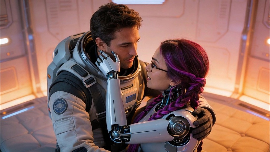 sex in space!! - an astronaut has sex with his virtual assistant on the spaceship - (ai-generated video) () sex in space!! - an astronaut has sex with his virtual assistant on the spaceship - (ai-generated video) ()