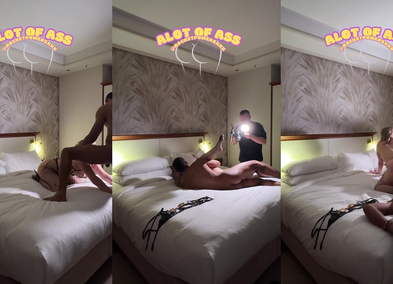 Rocket Powers All Of Ass Ft. Madison Lanez German Slut BTS