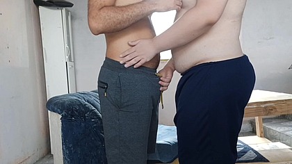 Previa - Vizinho Fodendo o Gay Novinho Na Laje da Favela (TRILOGY)