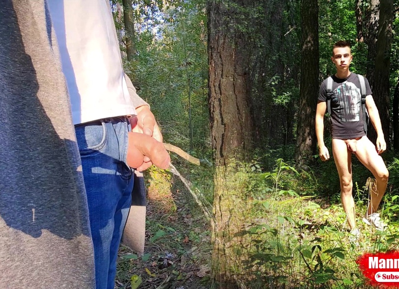 On A Walk In The Forest, Long Pissing Under A Tree