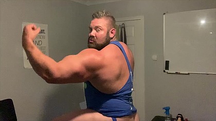 Anal stretching at the gym