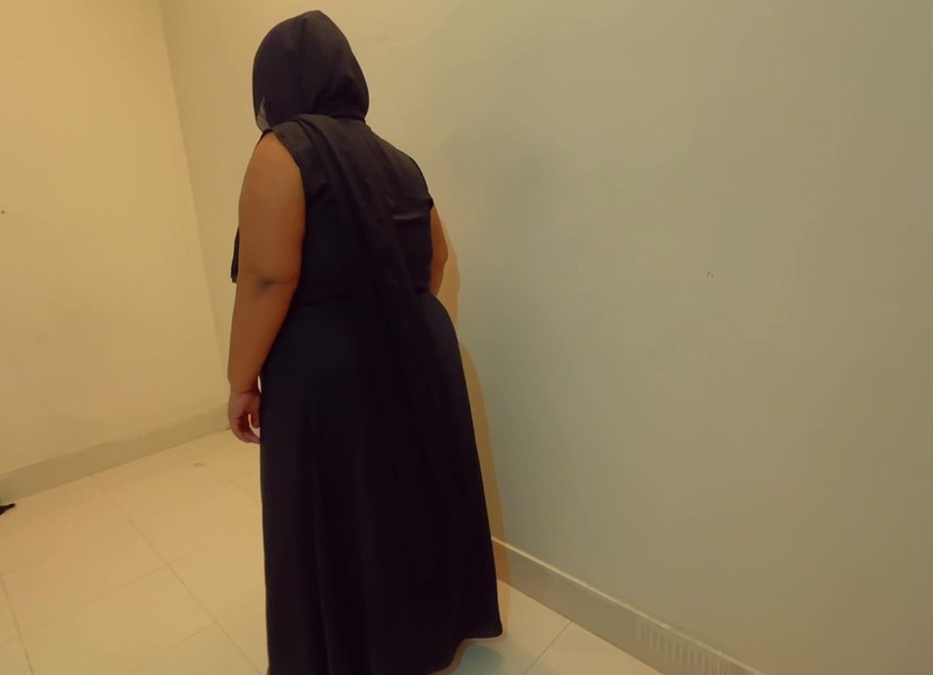 Arab Muslim Hotel Maid Cleaning My Room & I See Her Big Butt & Huge Hanging Boobs!