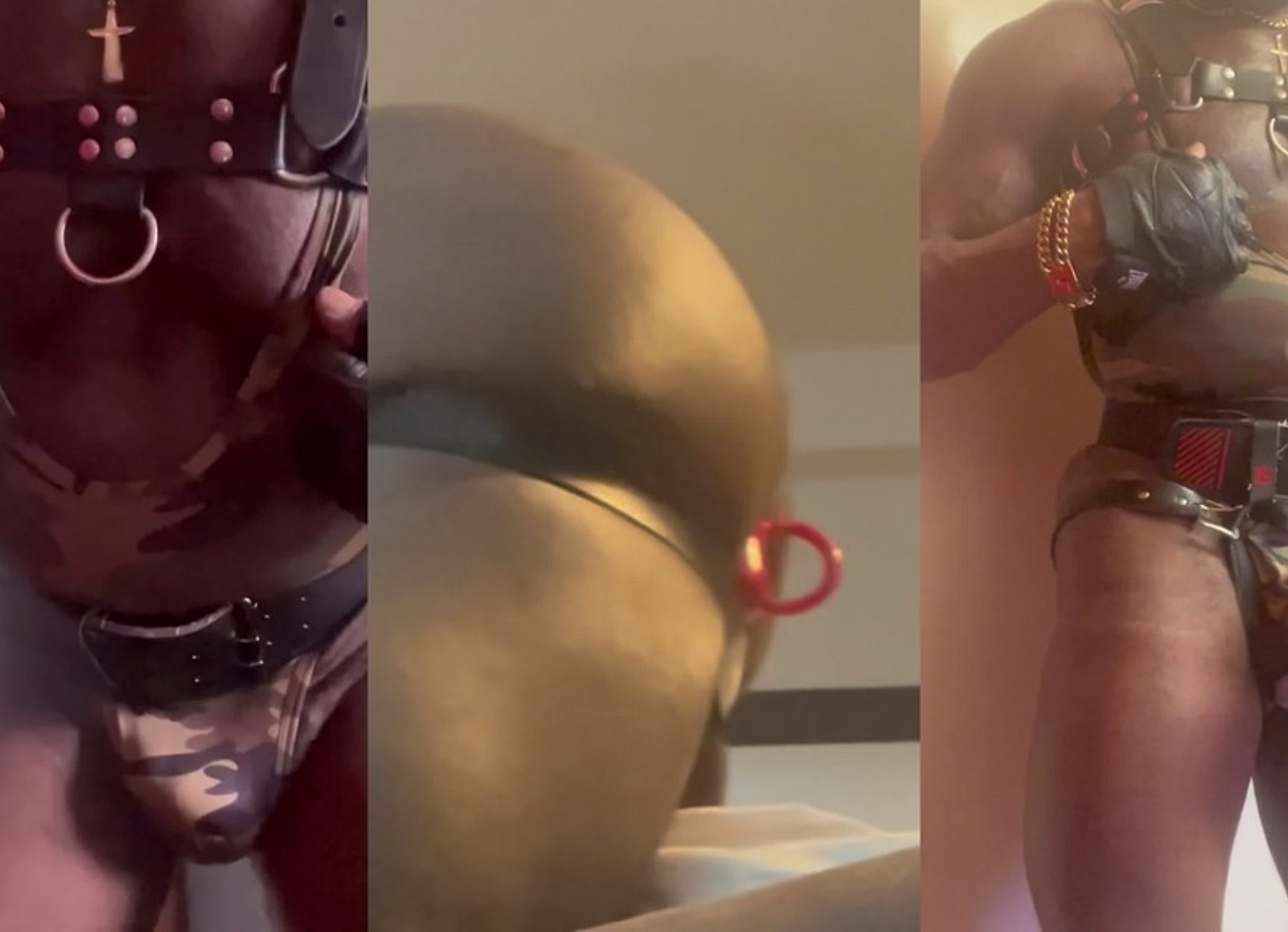 Post Gym Flex,Titplay & Prostate Milking Solo Scenes