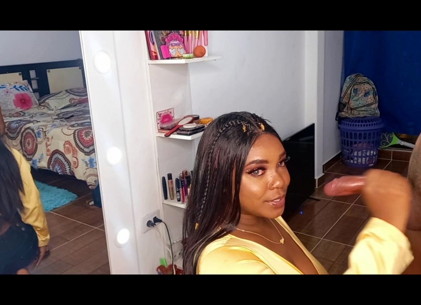 Cute Colombiana Me Hace Una Garganta Profunda Sucia Omg!!