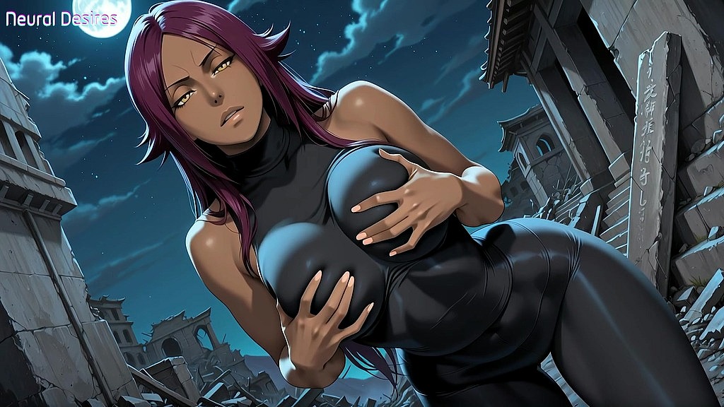 yoruichi’s sensual shadow in sleek (ai video) () yoruichi’s sensual shadow in sleek (ai video) ()