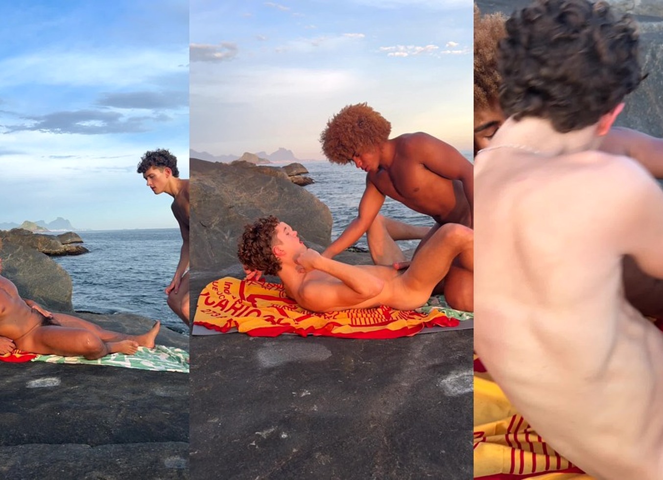 Negao Fudend Com O Gringo Na Praia De Aberico