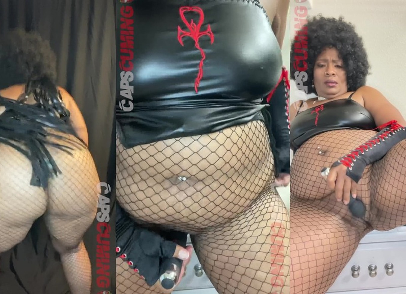 Christmas Grunge Masturbation