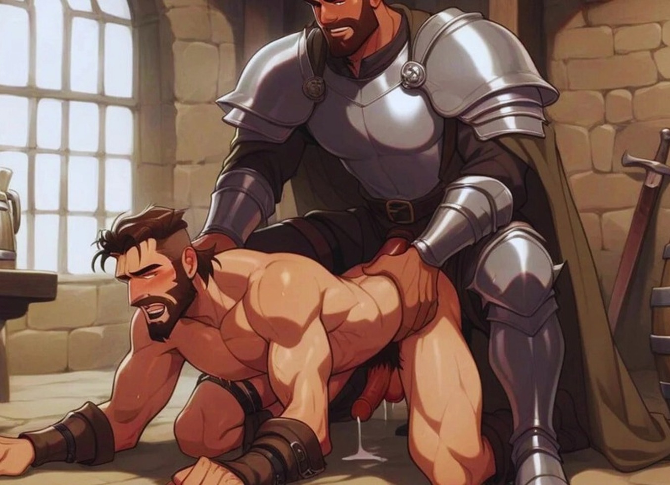 Horny And Naughty King Organizes An Intense Gay Orgy In His Kingdom