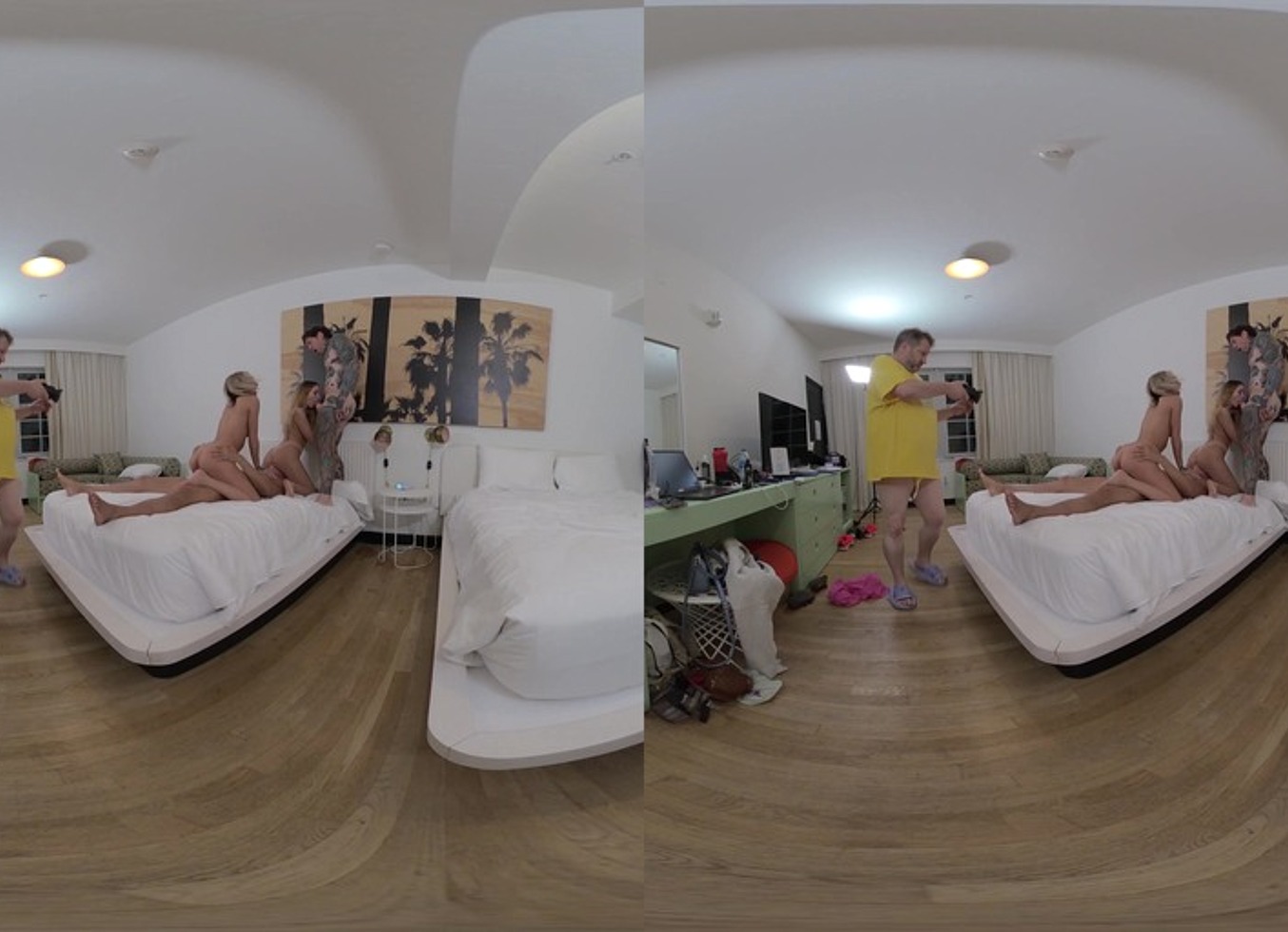 Chloe Temple & Khloe Kapri - Part One - Cuckold Watches Sugarbaby Double Pussy Penetration (Dv, DPP) Creampie Threesome