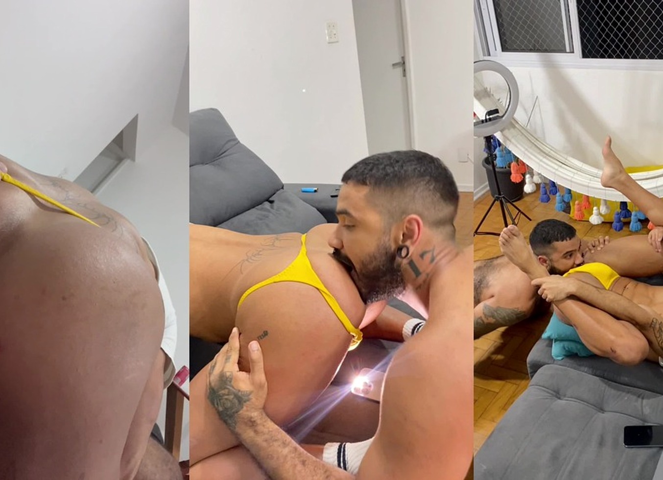 Urso Pauzudo Comendo Passivo De Calcinha