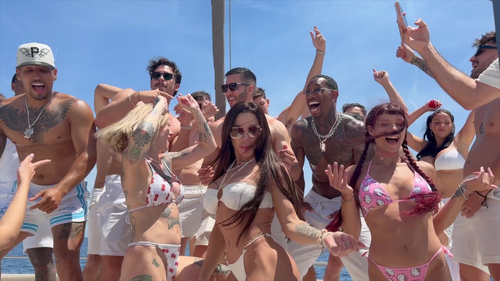 the wildest orgy in the whole of the mediterranean sea - yasmina khan, clea gaultier, roma amor, nina costa, ema ribeiro & jolee love