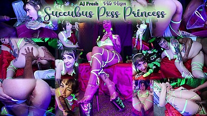 Succubus Anal Piss Princess Vile X AJ Fresh