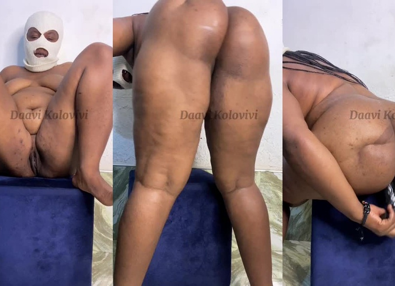 Daavi_Kolovivi -My Monster Black Dildo Made Me Squirt