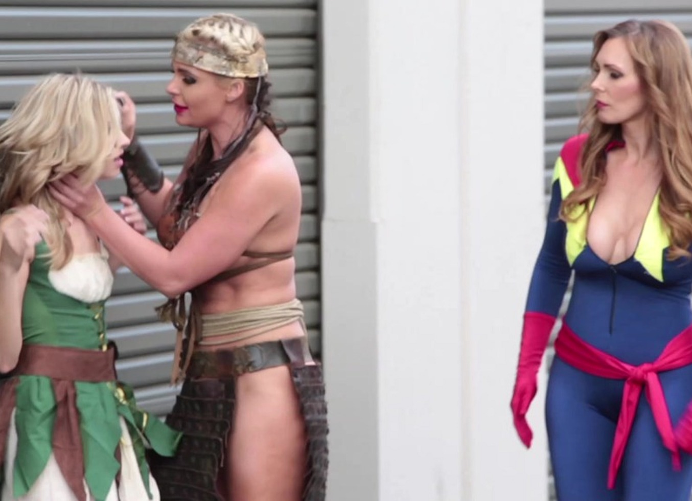 Lesbian Threesome Ass Eating Train