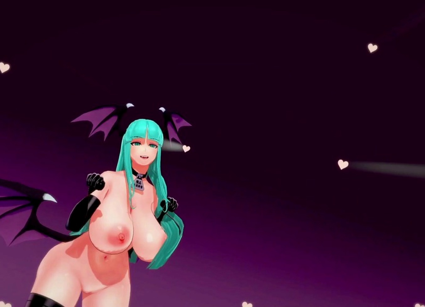 Morrigan Aensland Nude Dance And Sex Hentai Darkstalkers Mmd 3D Clear Blue Hair