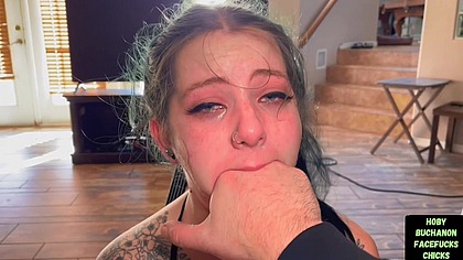 Emo Sub Slut Lily Thot Extreme Rough Sex Throat Pied & Piss In Mouth