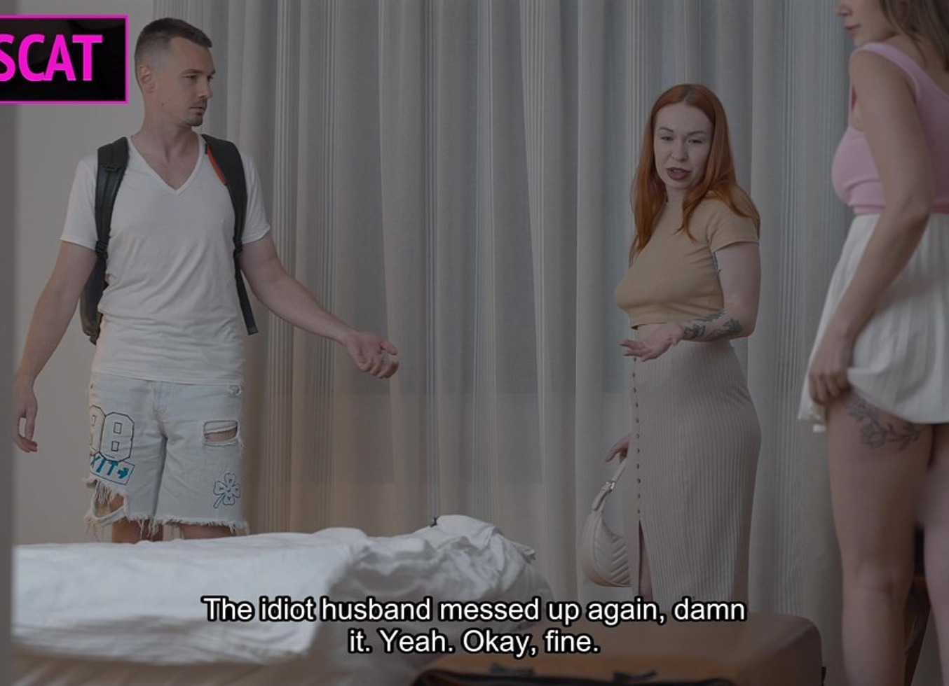 Stepmom And Stepsister Share Bed With Stepson--Will A Naughty Hotel Night Spark Forbidden Fun?!