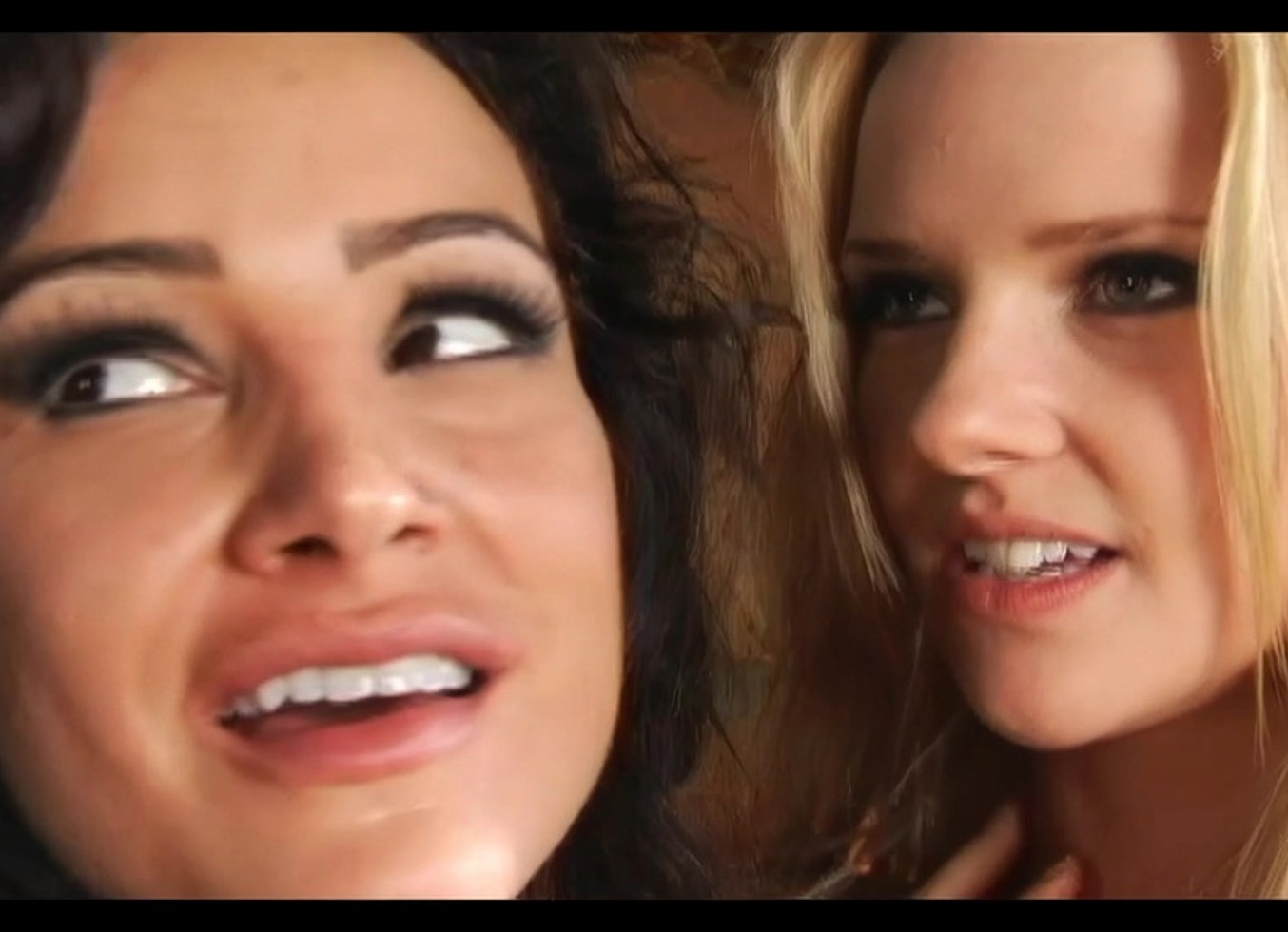 Brunette In Lingerie Claudia Adams In Double Penetration Anal Gang Bang