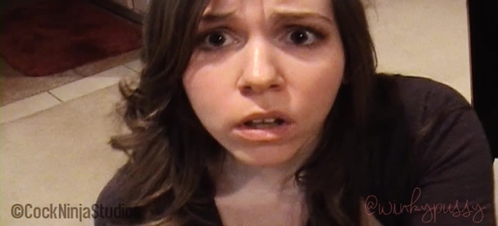 [cock ninja studios] step sister watches step brother jerking off until they fuck