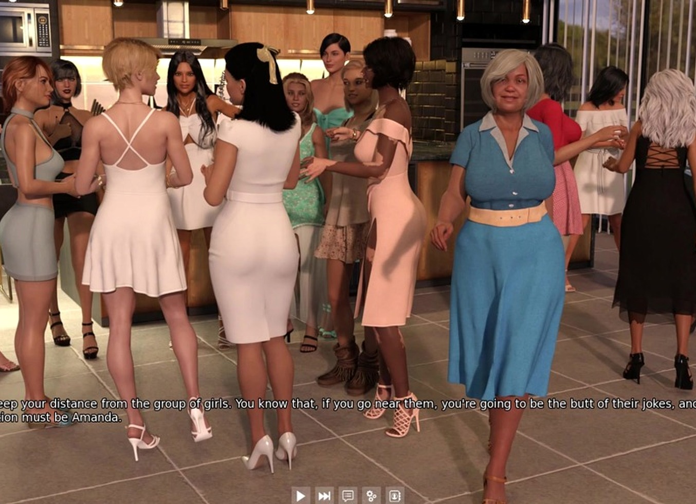 My Dorm 116 - Amanda's Dinner Part 1 (Sfw)
