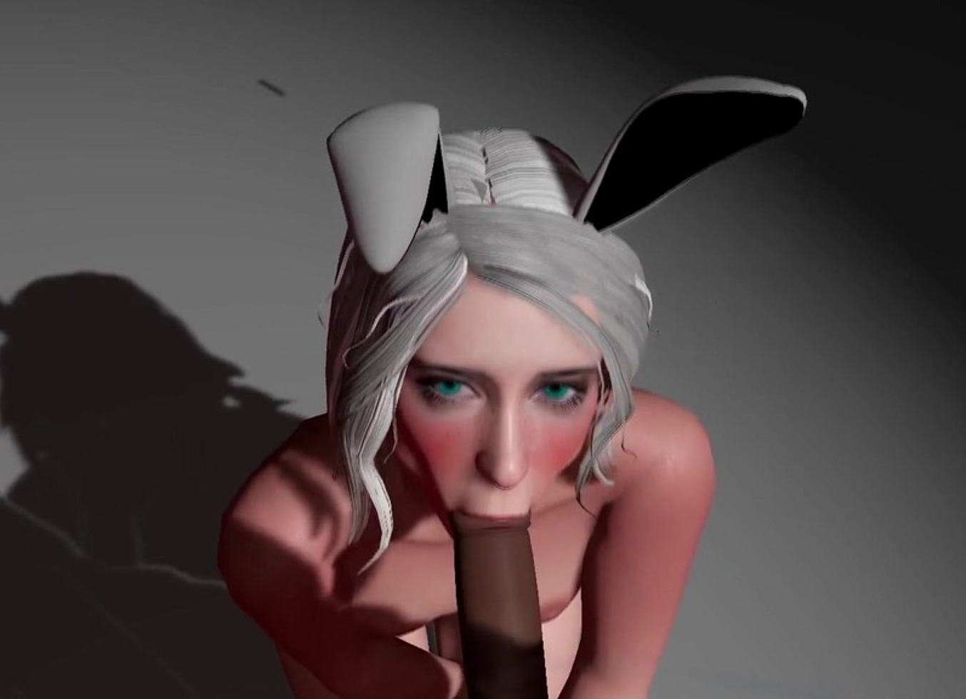 White Bunny Blowjob
