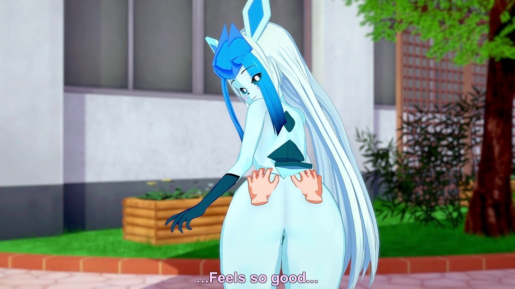 глацеон покемоан великі сиськи анімація (Xhatihentai) glaceon pokemoan big boobs animation (Xhatihentai)