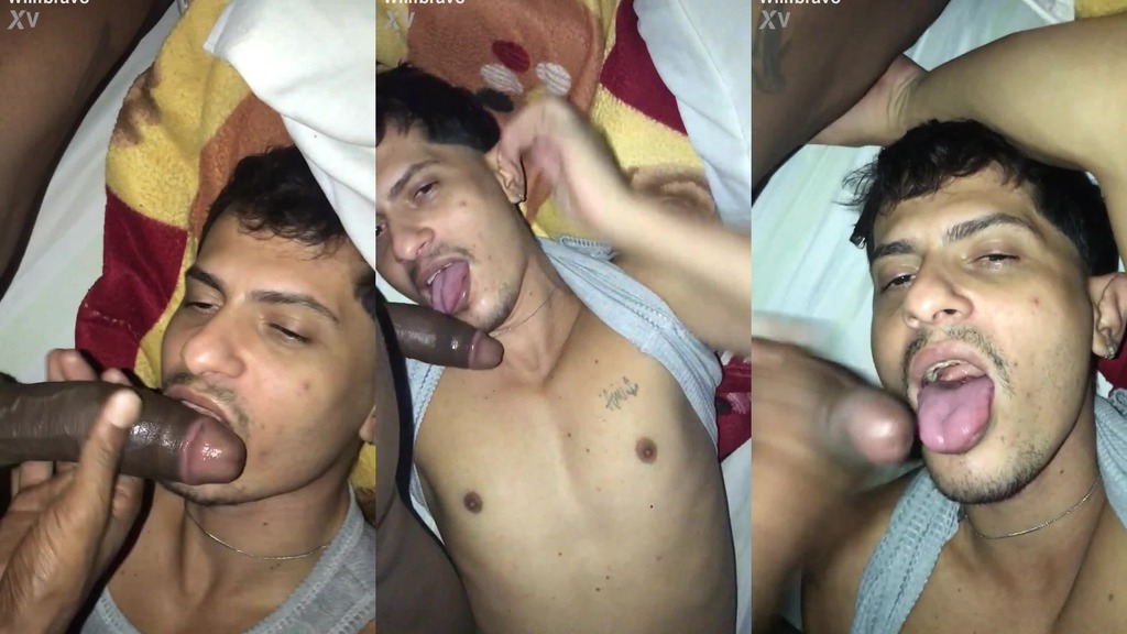 mamando a pica do negao cheio de tesao