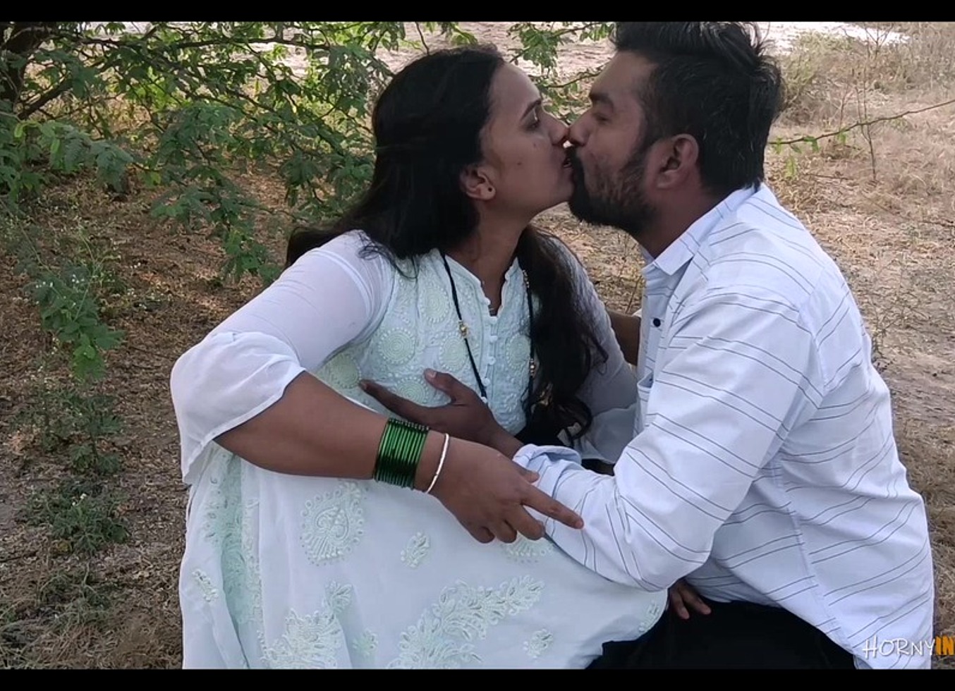 Daring Indian Couple Fucking In Open Jungle Outdoor Sex