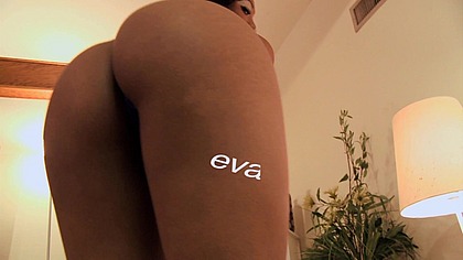 Evanni Solei Looks At Her Stunt Cock As He Slams Her Pussy Full Of Meat.