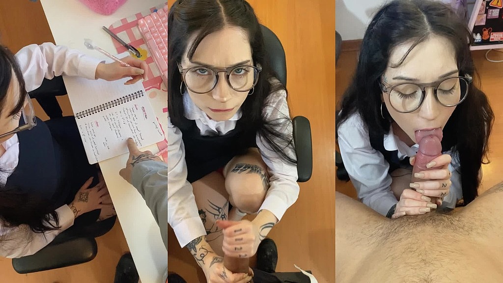 universitaria caliente le chupa la verga a su profesor (Khave Sot, DennisTattoo) universitaria caliente le chupa la verga a su profesor (Khave Sot, DennisTattoo)