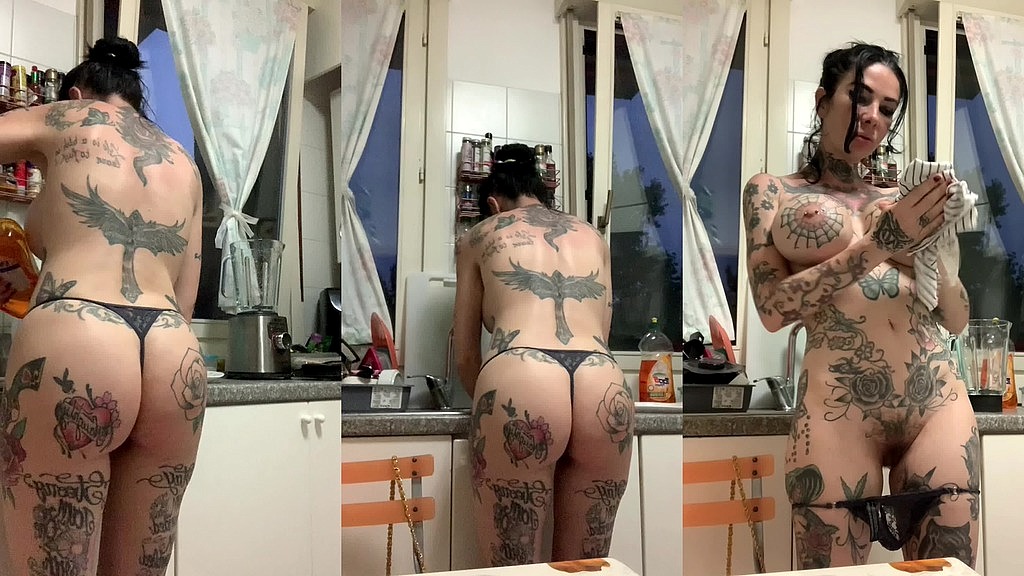 washing dishes in the kitchen (Megan Inky) washing dishes in the kitchen (Megan Inky)
