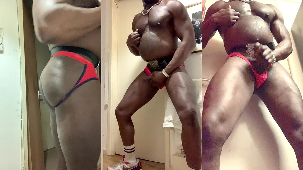 black muscle red jock self love edging to the inevitable load busting final scene (Brodyrichardson) black muscle red jock self love edging to the inevitable load busting final scene (Brodyrichardson)