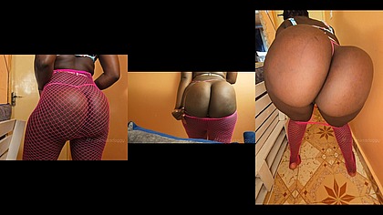 pink lingerie pink thong twerk and tease pussy flash.