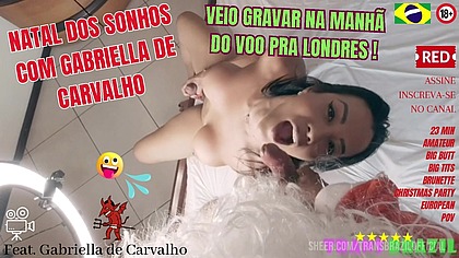 NATAL DOS SONHOS COM GABRIELLA DE CARVALHO - VEIO GRAVAR NA MANHA DO VOO PRA LONDRES!