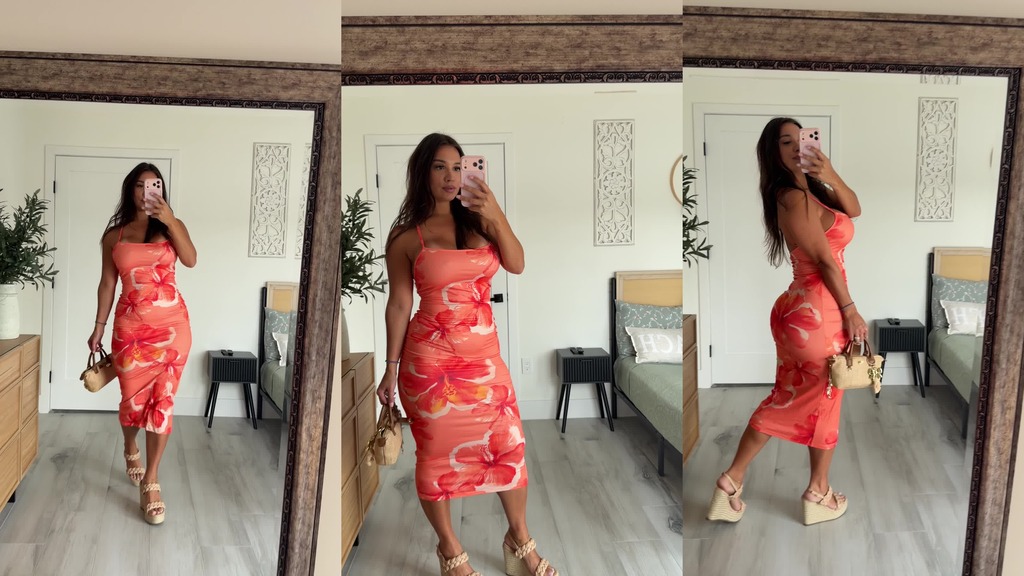 okayyy but this dress is kinda doing it for me👀🍊