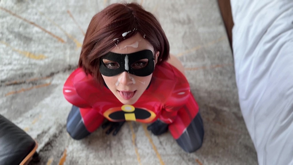 sesso violento e gola profonda fino al viso con elastigirl dall'incredibile pov - cosplay hot (Sweetie Fox, Black Bull) rough sex and deepthroat till facial with elastigirl from the incredibles pov - hot cosplay (Sweetie Fox, Black Bull)