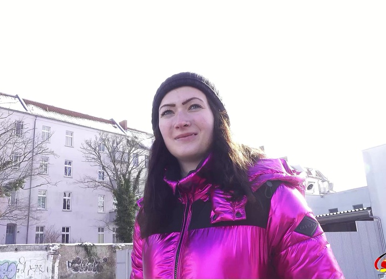 German Scout - Small Tits Girl Belinda Pick Up For First Time Casting Fuck