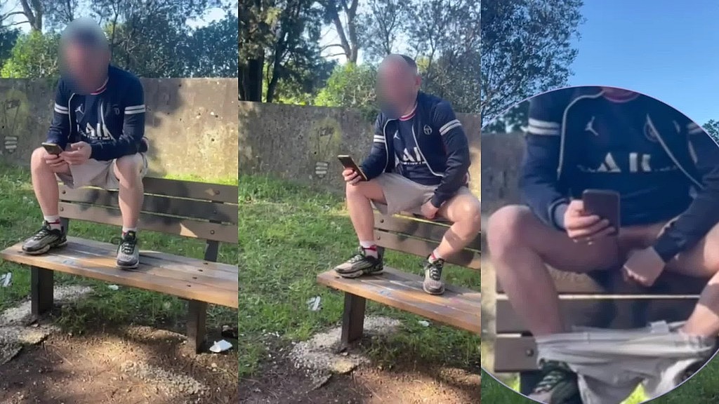 amateur boy lost a bet and had to expose and touch his cock in a park (Biflatmate) amateur boy lost a bet and had to expose and touch his cock in a park (Biflatmate)